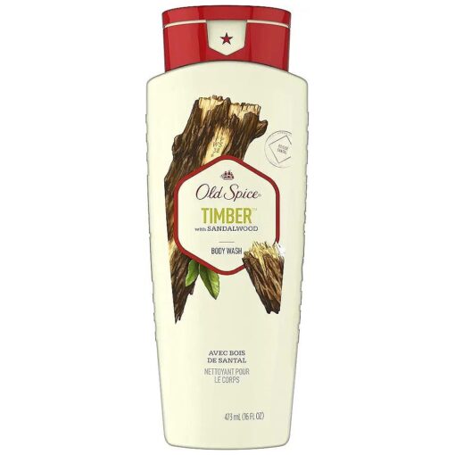 Timber Body Wash, Sandalwood, 16 Oz, Packaging May Vary