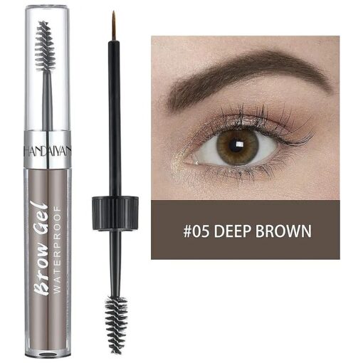 Eyebrow Gel Waterproof Eye Brow Gel Thrive Eyebrow Gel Makeup Liquid Brows Styling ( Dark Brown )