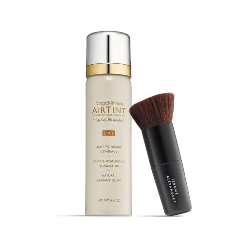 Jerome Alexander MagicMinerals AirTint Tinted Moisturizer AirBrush Spray Fair | Tinted Moisturizer Spray with Anti-Aging Ingredients | 2PC