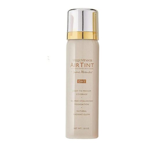 Jerome Alexander MagicMinerals AirTint Tinted Moisturizer AirBrush Spray Light Medium Shade | Tinted Moisturizer Spray with Anti-Aging Ingredients