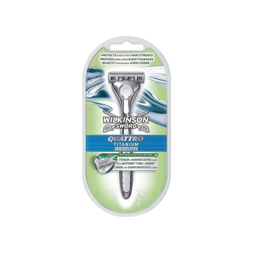 Wilkinson Sword Quattro Titanium Sensitive Razor