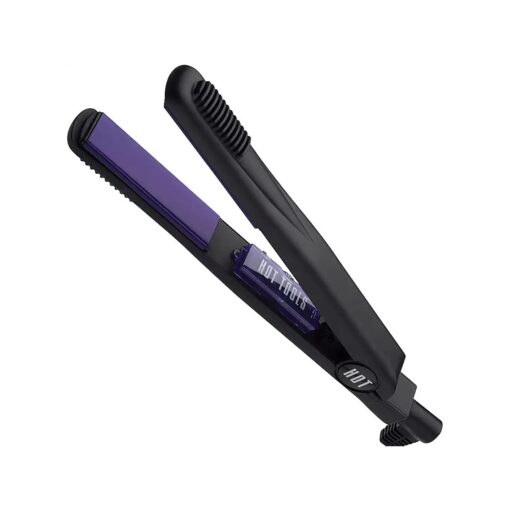 HOT TOOLS Professional Ceramic + Tourmaline Lightweight Flat Iron, 1 Inch