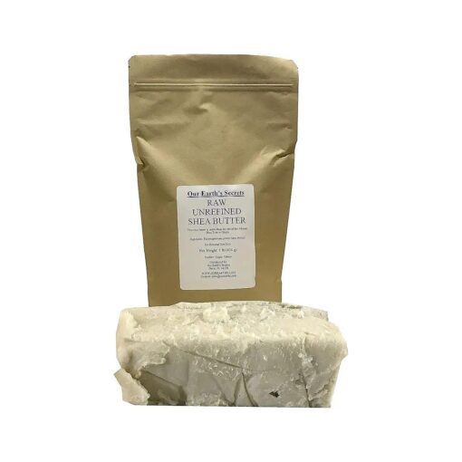 Our Earth 's Secrets Ivory Raw Unrefined Shea Butter Top Grade, 1 Pound