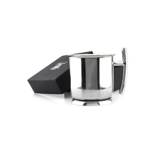 Stainless Steel Shaving Mug - Perfect for Wet Shaving - Unbreakable & Rust Resistant - Heavy Duty Heat Preservation Soap Bowl