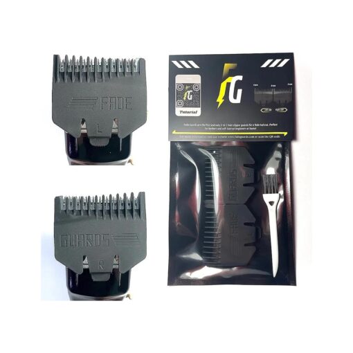 Special Fade Guide, 3-in-1 Hair Clipper Fade Guards, Taper/Fade Guide, Self Haircut, Unique Designed Trimmer Attachments, Fade Comb, Suitable with Wahl, Babyliss, Gamma+, Suprent