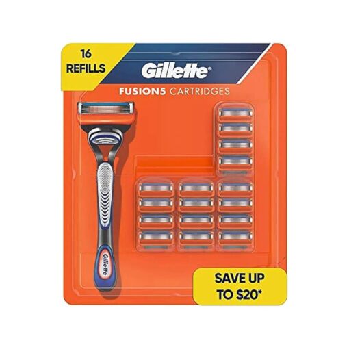 Gillette Fusion5 Men 's Razor Blade Refills, 16 Cartridges ( packaging may vary )