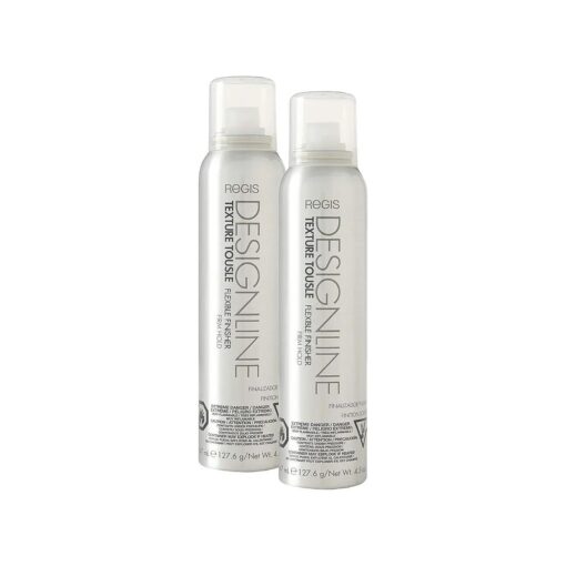 Texture Tousle Flexible Finisher - Regis Heat Styling Protectant, Hair Spray that Helps Hold Hair in Place and Create a Full and Tousled Look ( 2 Pack )