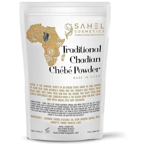 Chebe Powder 240 grams Sahel Cosmetics Traditional Chadian Chebe Powder