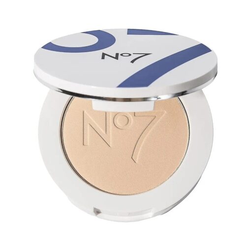 No7 Lift & Luminate Triple Action Powder - Light - Pressed Makeup Setting Powder for Face - Compact Setting Powder Reduces the Appearance of Fine Lines & Enhances Glow ( 10g )