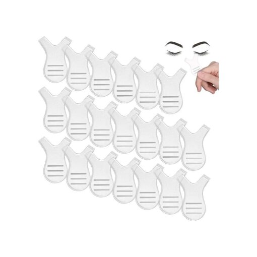 48 Pieces Y Shape Eyelash Brush Lash Perm Lift Brush Makeup Beauty Tool for Lash Grafting Eyelash Extension Cleanup Supplies ( Transparent )