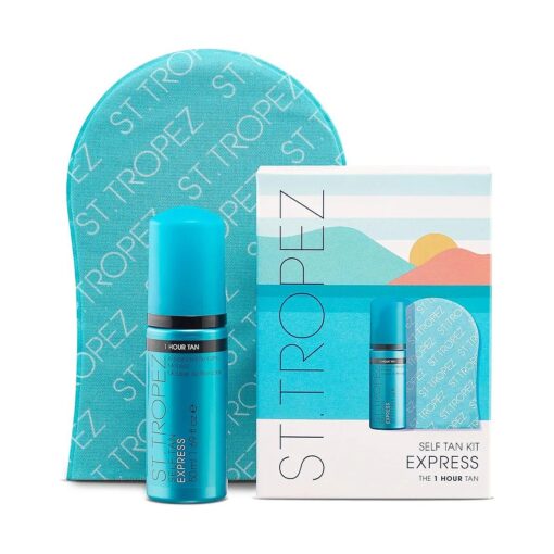 St. Tropez Self Tan Mini Kits, Travel-Sized with Applicator Mitt, Vegan-Friendly Tanner, Even & Natural Self Tan