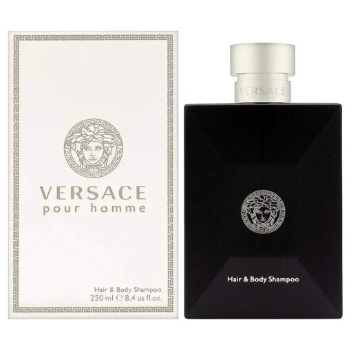 Versace Signature Pour Homme Hair and Body Shampoo 8.4 Ounces