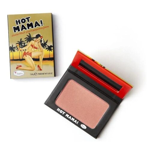 theBalm Hot Mama ! Shadow/Blush, Subtle Highlighter, Travel-Size