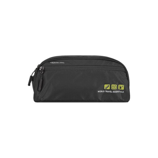 Travelon World Essentials Travel Toiletry Kit, Black, One Size