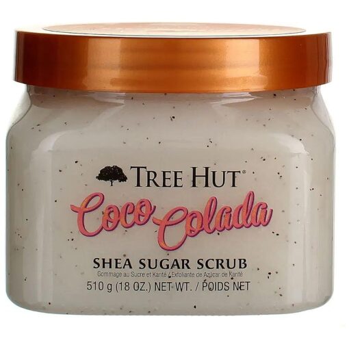 Tree Hut Sugar Body Scrub 18 Ounce Coco Colada ( Pack of 2 )