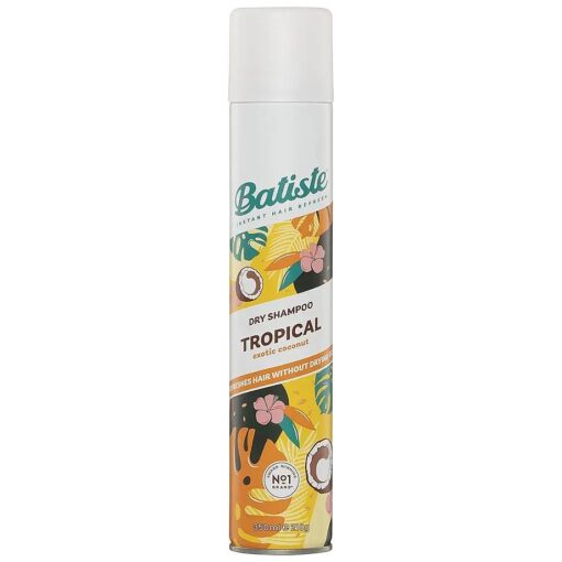 Batiste Dry Shampoo Tropical, Coconut & Floral Fragrance, No Rinse Spray 350ml ( 11.8 oz, ) - 2 Pack