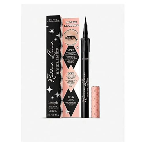 Benefit Roller Liner Black True Matte Liquid Eyeliner Mini, 0.01 Fl Oz