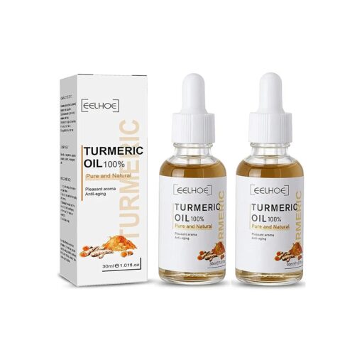 2 Pack Turmeric Dark Spot Corrector Serum Oil, Turmeric Repair Face Serum, Natural Turmeric Bright Skin Dark Spot Skin Care Moisturizing Repair Serum, Turmeric Oil for Face Dark Spots ( 30ml )