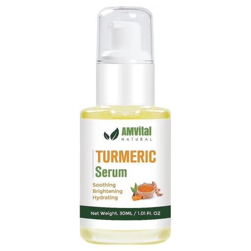 Turmeric Serum for Dark Spot Corrector for Face & Body - All Natural Hydrating Serums for Fine Lines, Wrinkles and Cleanses Skin - Improve Skins Tone Women and Men