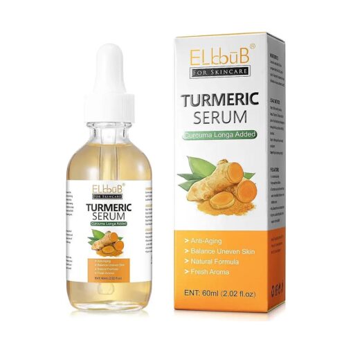 Turmeric Serum for Face Dark Spots, Face Skin Reduces Hyperpigmentation, Age Spots, Sun Spot, Improve Skin Tone