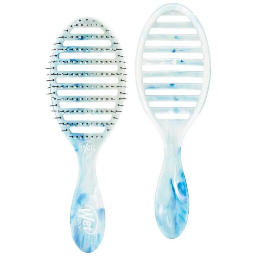 Wet Brush Speed Dry Hair Brush - Turquoise ( Gemstone ) - Vented Design and Ultra Soft HeatFlex Bristles Are Blow Dry Safe With Ergonomic Handle Manages Tangle and Uncontrollable Hair - Pain-Free