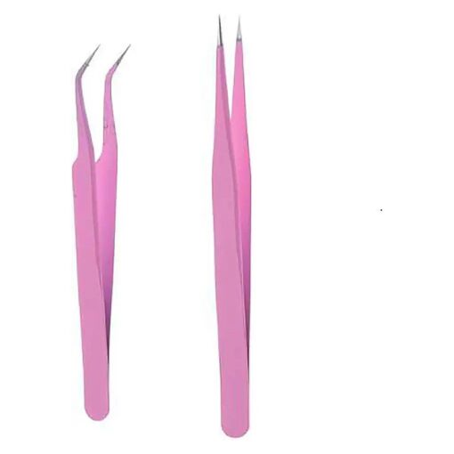 Nail Tweezer for Nail Art Tweezer for Stickers Nail Art Tools Nail Decal Tweezers for Nail Stickers Cuticle Rhinestone tweezers Rhinestone Picker Tool Nail Tweezers Placer Nail Design Tweezers 2pcs