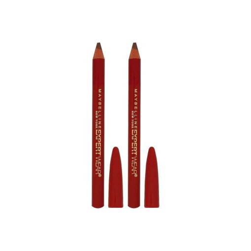 Maybelline Expert Wear Twin Brow & Eye Pencils, Light Brown, 0.06 oz., Pack of 2