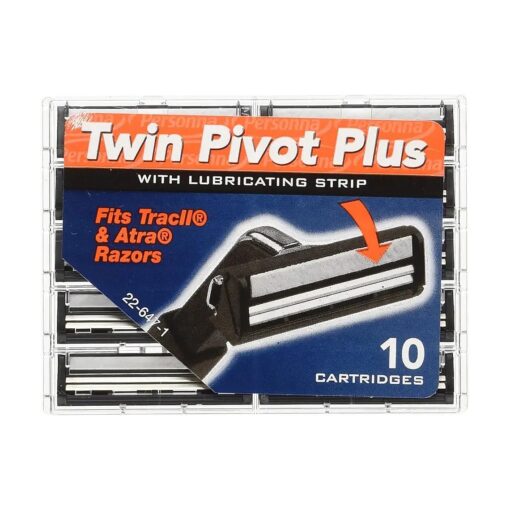 Personna Twin Pivot Plus with Lubricating Strip - 50 Blades ( 5 x 10 )