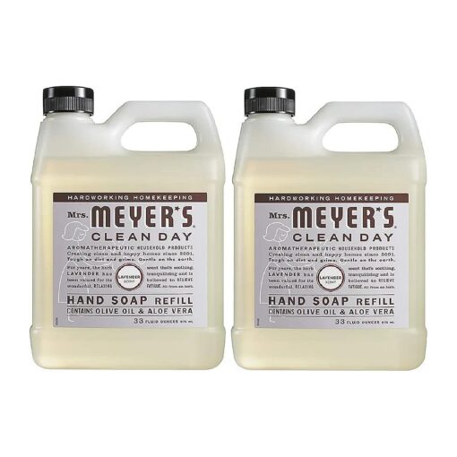 Mrs. Meyer 's Clean Day Hand Soap Refill Lavender Multi-Packs 33 Fl Oz ( Pack of 2 )