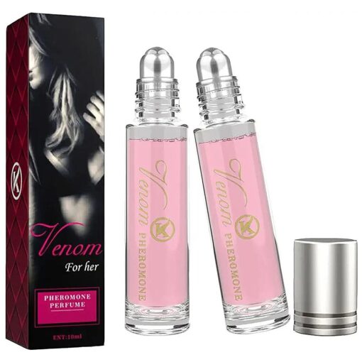 2Pcs Lunex Phero Perfume, Phero Perfume Long-lasting and Addictive Personal Roll-on Perfume, Portable Perfume Female