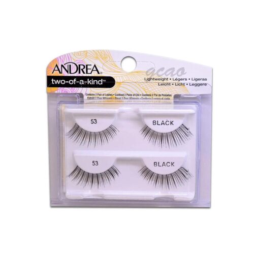 Andrea False Eyelashes Strip Lash Twin Packs, Two of a Kind 53