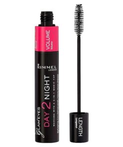 Rimmel Glam'eyes Day 2 Night Mascara, Black, 0.32 Fluid Ounce