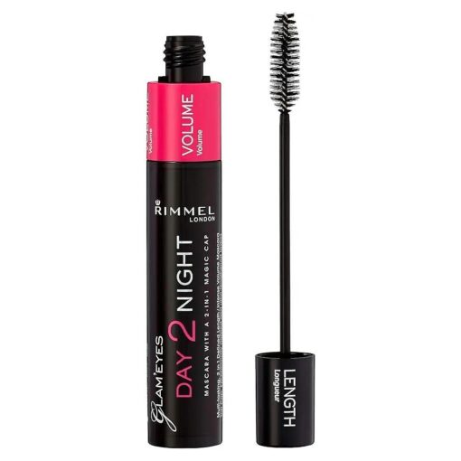 Rimmel Glam'eyes Day 2 Night Mascara, Black, 0.32 Fluid Ounce