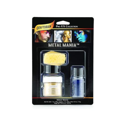 Graftobian Metal Mania Makeup Kit Gold 1 oz./26 g