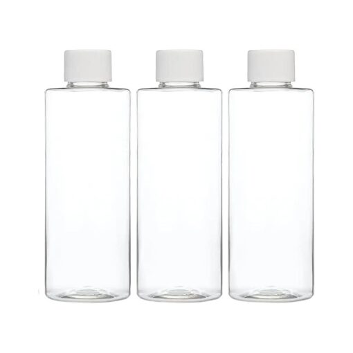 USA-Made Refillable Bottles ( Plastic Screw-Top 3pack 4oz )