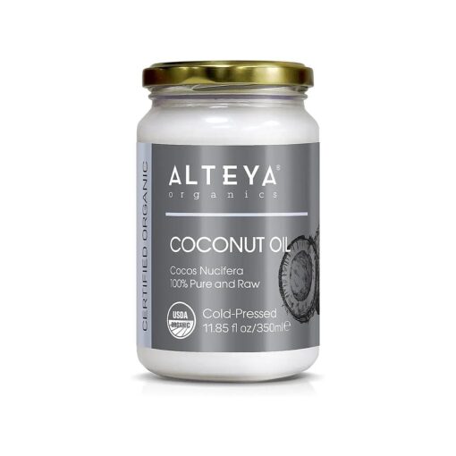 Alteya Organic Extra Virgin Coconut Oil 11.85fl oz/ 350ml - 100 % USDA Certified Organic Pure Natural Extra Virgin Coconut Oil ( Cocos Nucifera )