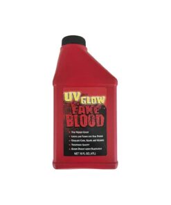 UV Glow Fake Blood 16 Oz - Glows Under Blacklight