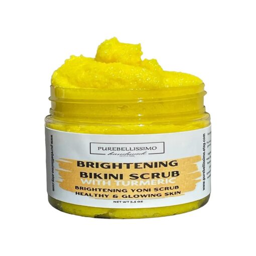 Brightening Bikini Scrub For Body Care, Intimate Exfoliating Body Scrub For Dark Spots, Ingrown Hair Treatment For Bikini Area Bump Eraser, Bikini Area Exfoliator for Women