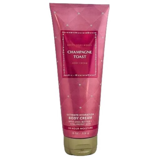 Bath & Body Works Champagne Toast Signature Collection Ultimate Hydration Body Cream For Women 8 Fl Oz ( Champagne Toast ), 1