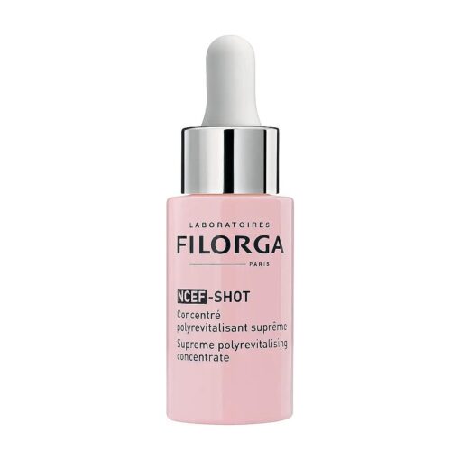 Filorga NCEF-Shot Anti-Aging Serum, Concentrated Wrinkle Reducing Treatment for Radiant & Firm Skin in 10 Days