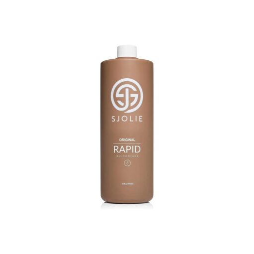 SJOLIE Rapid Spray Tan Solution - Ultra One Hour Express Tan - Olive Base | Sunless Tanner for a Fast Drying, Vegan-Friendly, Radiant Glow ( 32oz )