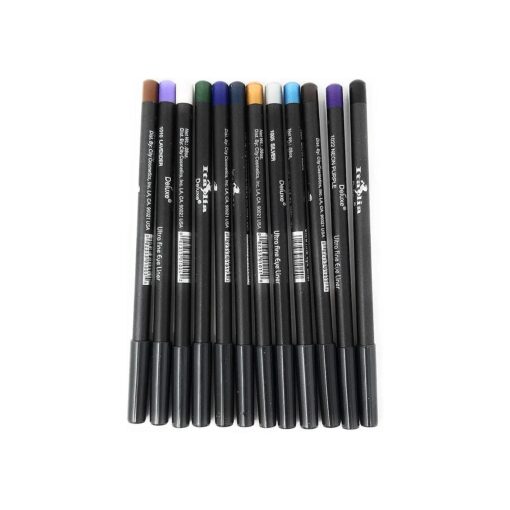 Italia Delux Ultra Fine Eyeliners ( Set of 12 Colors )