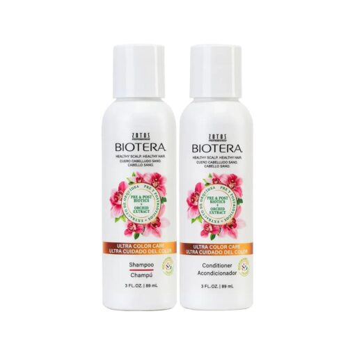 BIOTERA Ultra Color Care Shampoo/Conditioner | Prolongs Vivid Color-Treated Hair | Microbiome Friendly | Vegan & Cruelty Free | Paraben & Sulfate Free | Color-Safe