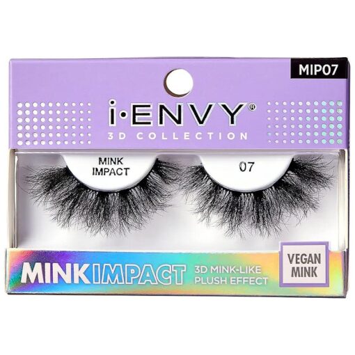 i-Envy False Lashes 3D Mink-Like Plush Impact Natural to Dramatic Vegan Eyelashes