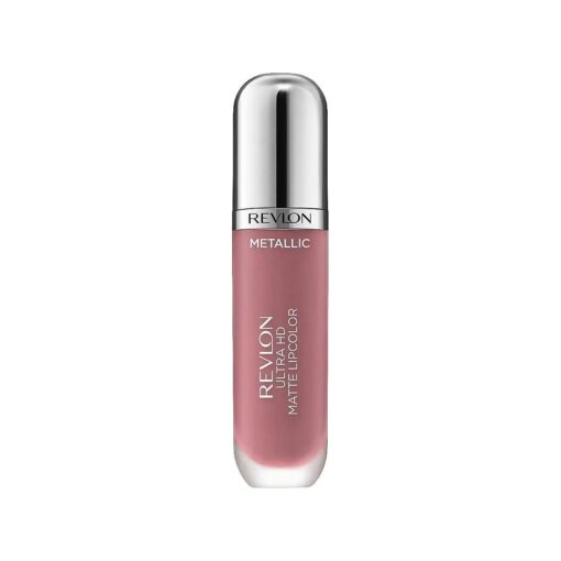 Revlon Ultra HD Metallic Matte Liquid Lipcolor, Liquid Lipstick, Glam