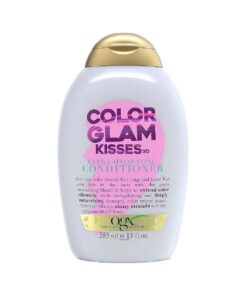 OGX Kandee Johnson Collection Hugs & Kisses Ultra Hydrating Conditioner for Color-Treated Hair, Gentle Sulfate-Free Surfactants to Soften & Moisturize Hair, Semi-Sweet Floral Scent, 13 fl, oz