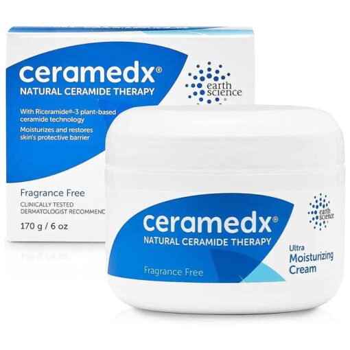 Ceramedx - Ultra Moisturizing Natural Ceramide Cream Unscented for Dry, Sensitive Skin ( 6 oz, )