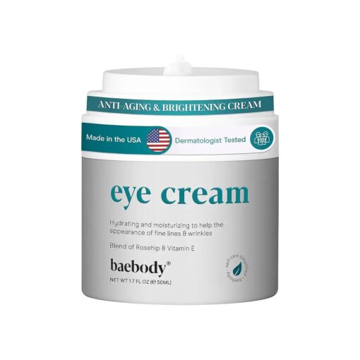 Baebody Critically Acclaimed Eye Cream - Anti Aging Under Eye Cream for Dark Circles - Nourishing Eye Cream for Puffiness and Bags Under Eyes - Day & Night Moisturizer Eye Cream, 1.7 oz