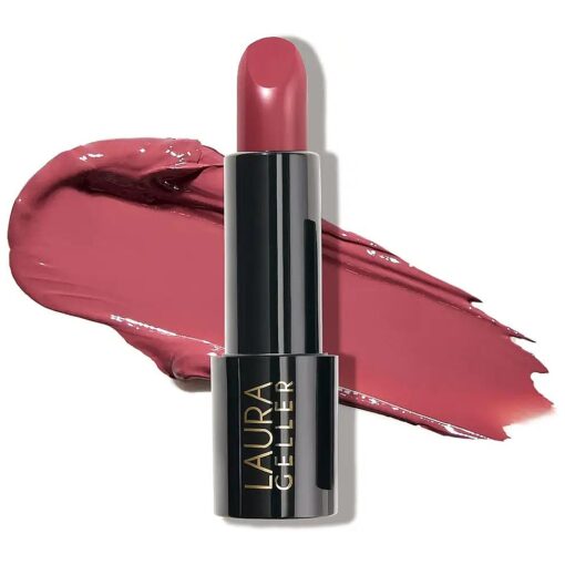 LAURA GELLER NEW YORK Modern Classic Lipstick - Real Rosy - Ultra-Rich Color - Luxurious and Lightweight - Cream Finish