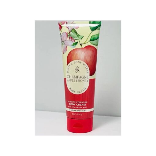 Bath & Body Works Champagne Apple & Honey Signature Collection Ultra Shea Body Cream 8 Ounce ( Champagne Apple & Honey )